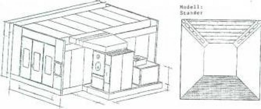 Cabina pentru vopsire auto