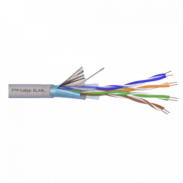 Cablu FTP, cat 5E, cupru 100%, 305m ELN-FTP-5E-CU