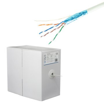 Cablu FTP, cat 5e, cupru 100%, 305m, 4x2x24 AWG - eRaya NET5