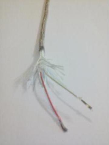 Cablu J 2X0,22 fibra de sticla si tresa metalica