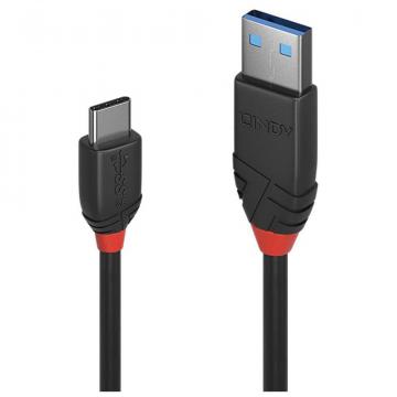 Cablu Lindy 1m USB 3.2 Type A la C 10Gbps, LY-36916