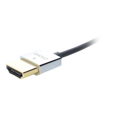 Cablu Lindy, 2m, HDMI Cromo Slim cu Ethernet, Negru