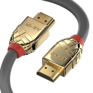 Cablu Lindy Standard HDMI Gold Line, 10m, gri