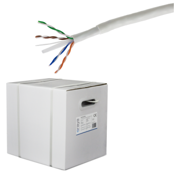 Cablu UTP de exterior double jacket, cat 6, cupru, 305m