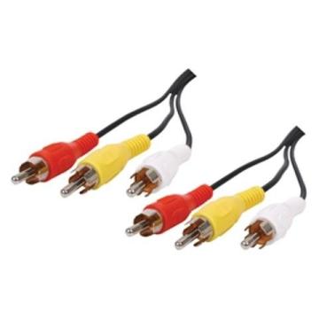 Cablu audio-video 3 x RCA - 3x RCA 1,5m