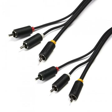 Cablu audio-video Serioux SRXC-AV1.5M20, 3 porturi RCA tata 