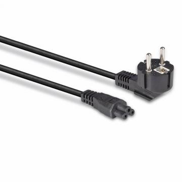 Cablu de alimentare schuko Lindy IEC C5, 2m, Negru