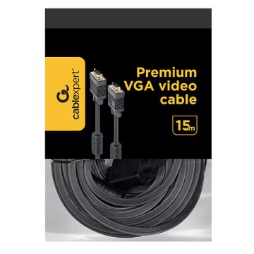 Cablu video Gembird VGA(T) la VGA (T) dubluecranat 15m