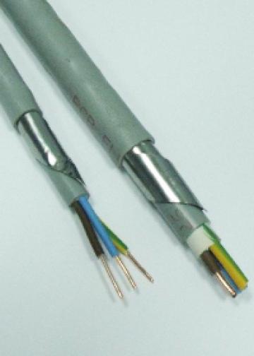 Cabluri de energie cu izolatie si manta din PVC, armat