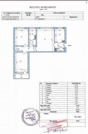 Cadastru garsoniera in blocuri standard