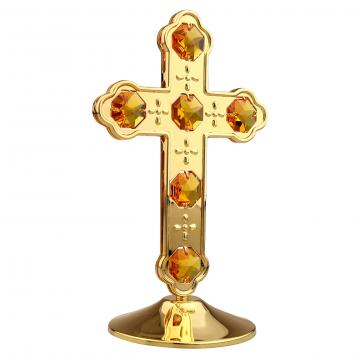 Cadou Crucifix cu cristale Swarovski
