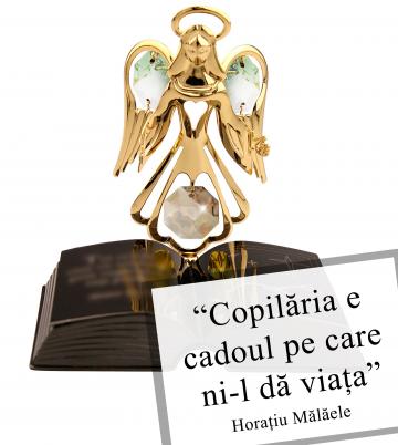 Cadou Ingeras cu cristale Swarovski