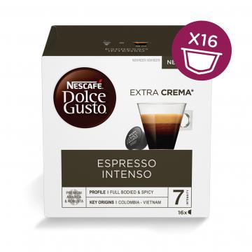 Cafea Nescafe Espresso Intenso capsule Dolce Gusto 16 buc