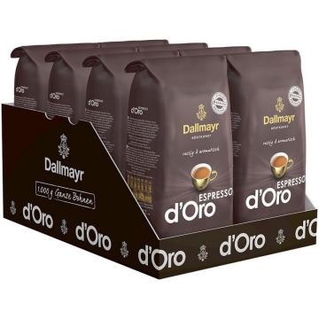Cafea boabe Dallmayr Espresso d'Oro 8x1 kg (o cutie)