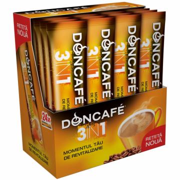 Cafea instant plic Doncafe Mix 3 in 1 24x13 g