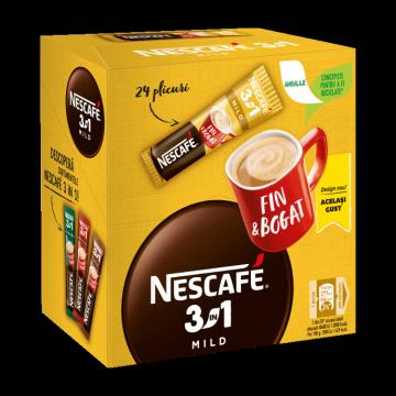 Cafea instant plic Nescafe 3in1 Mild 24x15g