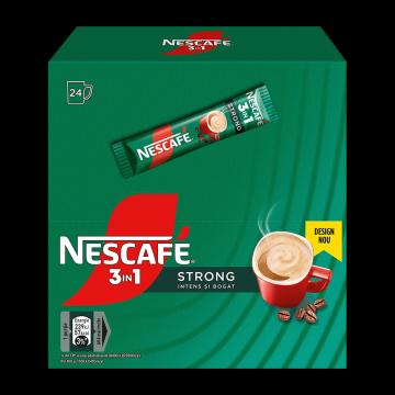Cafea instant plic Nescafe 3in1 Strong 24x15g