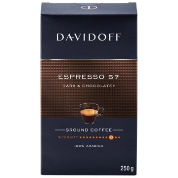Cafea macinata Davidoff Espresso 57 DarkChocolatey 250 g