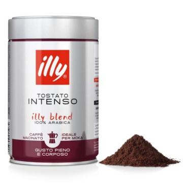 Cafea macinata Illy 100% arabica Moka, 250 gr
