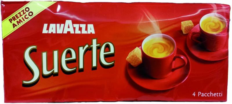 Cafea macinata, Lavazza Suerte, 4 x 250 gr