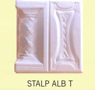 Cahle Stalp + placa soba Alb T