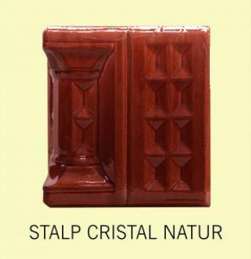 Cahle teracota Stalp + placa Cristal Natur