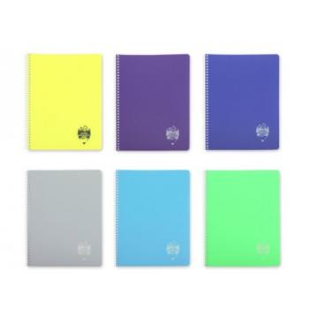 Caiet A4 96 file ar coperta plastic Daco atinge excelenta