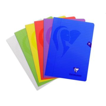 Caiet capsat A4, 48 file, Colectia Mimesys, Clairefontaine