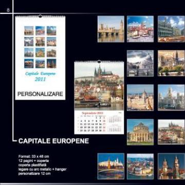 Calendar perete Capitale Europene