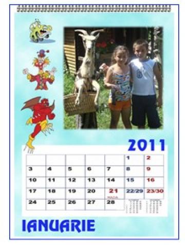 Calendar personalizat de perete CALP023