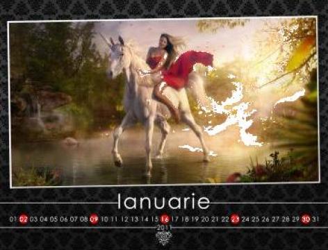 Calendare personalizate pe hartie fotografica