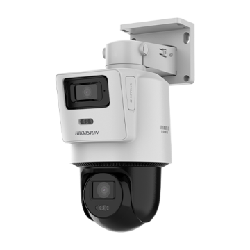 Camera PTZ IP, TandemVu, 4+4MP, lentile 2.8 8mm, IR 30m, WL
