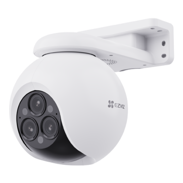 Camera supraveghere IP PanTilt, Wi-Fi, 3 lentile, 4MP