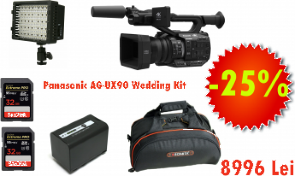 Camera video Panasonic AG-UX90 Wedding Kit