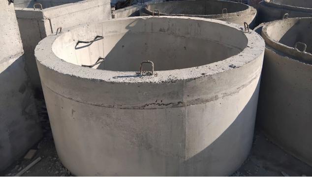 Camin din beton rotund 200 cm, h 100 cm