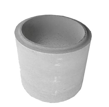 Camin - tub - din beton rotund 80 cm, h 100 cm