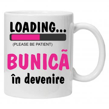Cana ceramica alba Bunica in devenire