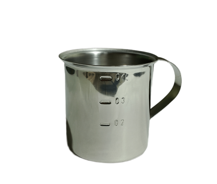 Cana inox pentru ceai, apa 480 ml - util 350-400 ml