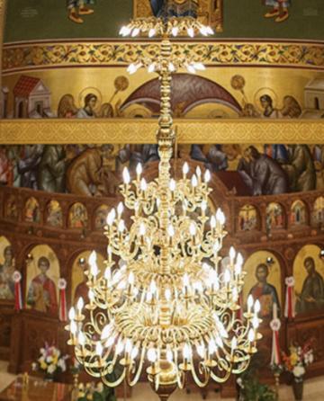 Candelabru biserica