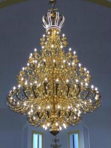 Candelabru cu 102 becuri (5 etaje+mitra)(4,1 m x 2,5 m)