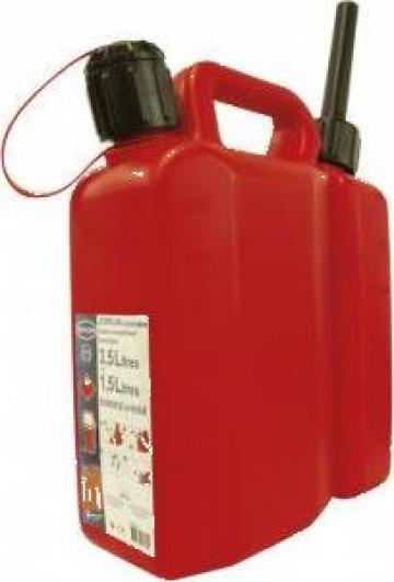 Canistra din plastic cu compartiment dublu 1,5 l- 3,5 l