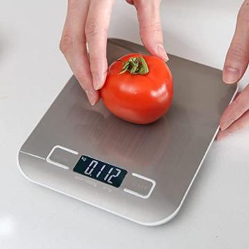 Cantar digital de bucatarie din otel inoxidabil de 5 kg
