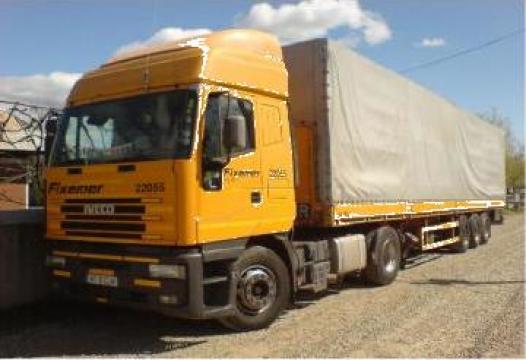 Cap tractor Iveco EuroStar 2002 cu semiremorca