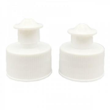 Capac plastic, F28mm, push pull, alb