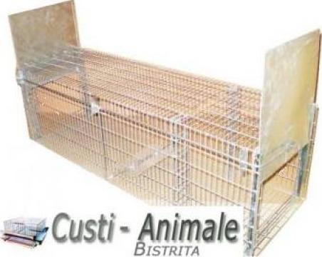 Capcana animale cu doua intrari 180x50x60cm