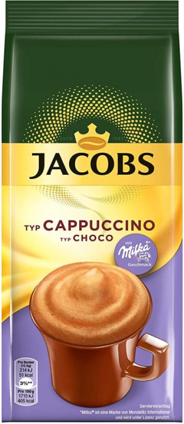 Cappuccino Jacobs 500g Milka choco