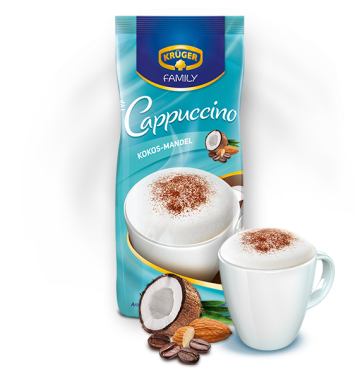 Cappuccino Kruger family cocos-migdale 500 g