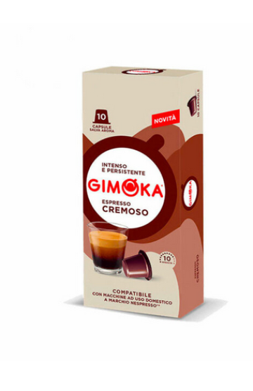 Capsule cafea Gimoka Espresso Cremoso compatibile Nespresso