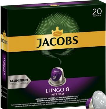 Capsule cafea Jacobs Lungo Intenso - aluminium (20 capsule)