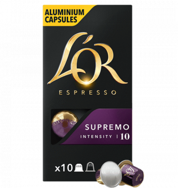 Capsule cafea L'Or Espresso Supremo 10buc 52g